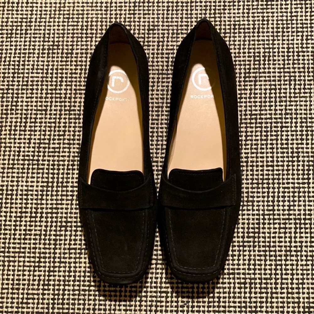 Rockport suede loafers, size 7.5